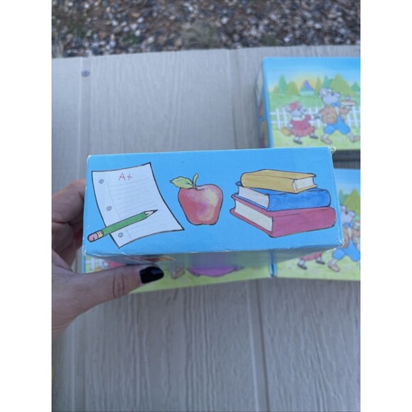 4 Vintage 80s General Box Co School Pencil Cardboard Box Mouse Students Design - Picture 6 of 6